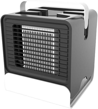 Personal Portable Air Cooler,Build-in Handle USB Table Air Cooling Fan Air Conditioner,evaporative Cooler for Home Black