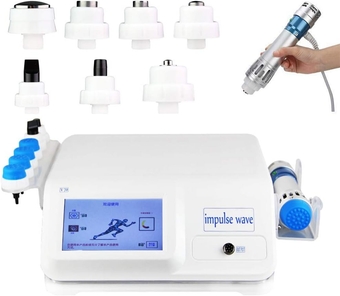 Extracorporeal Shockwave Therapy Machine Professional ED Pain Relief Massage 12 Pulse Modes for Insertion Tendinopathy, Tendon Problems