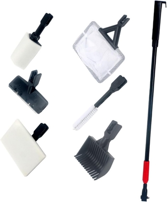 1 Set Gravel Portable Fish Tank Fish Tank Fish Tank Accessories Cleaning kit Aquarium Household Aquarium Brush Cleaning Tool Scraper