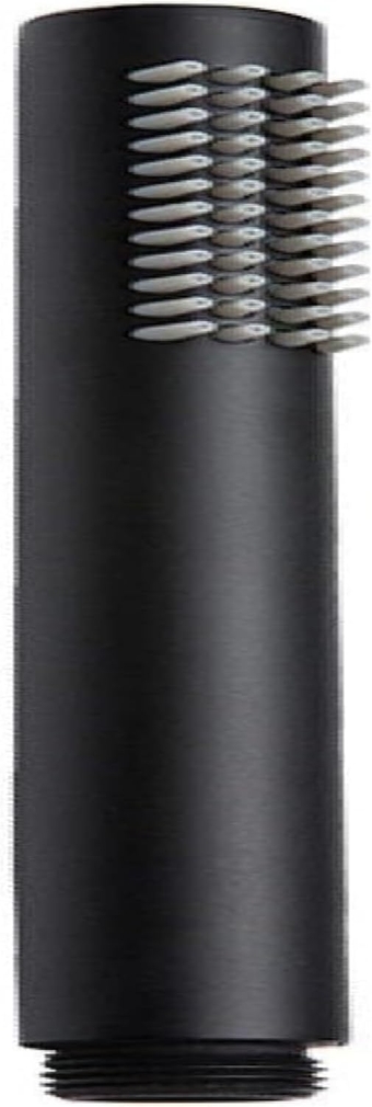 Shower Head Brass Handheld Shower Head Round Hand Held Bath Sprinkler Matte Black Bathroom Shower Sprayer Blackshoweronly (Color : BlackShowerOnly)