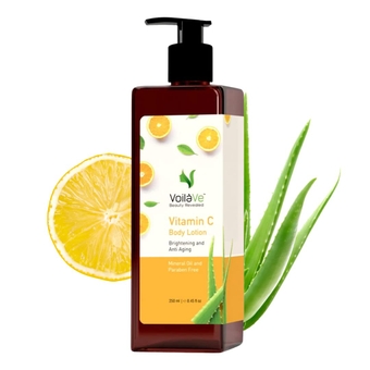Daily Moisture Hydrating Body Lotion With Vitamin C, Aloe Vera, Lemon - Reduces Appearance Of Fine Lines & Wrinkles - Fits All Skin Types - As Seen On TV - 8.45 fl. Oz