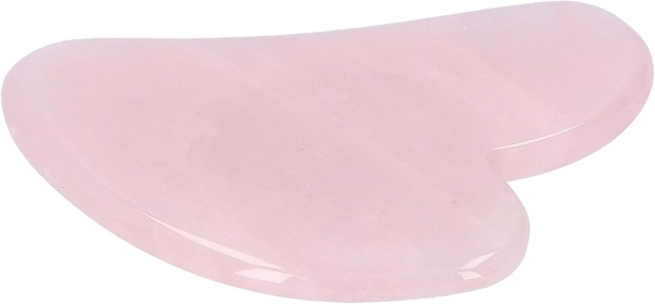 Gua Sha Facial Tool, Jade Scraping Board Massage Stone for Facial Body Skin Massage Gua Sha Board Gua Sha Heart Shape Beauty Tool for Shoulder, Leg, Abdomen, Back(Pink)
