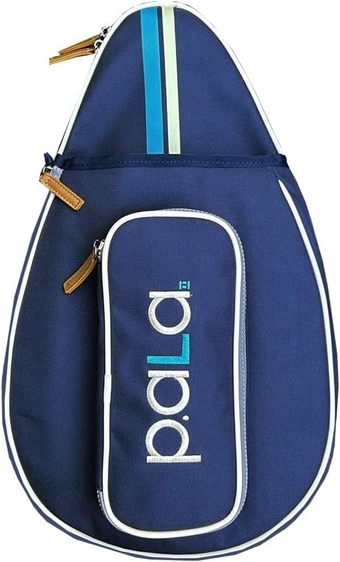 Navy Blue Pickleball Bag for Men and Women Tennis Padel Sling Bag Backpack - Also for Padel, Racquet ball, Squash & Tennis with fence hook.