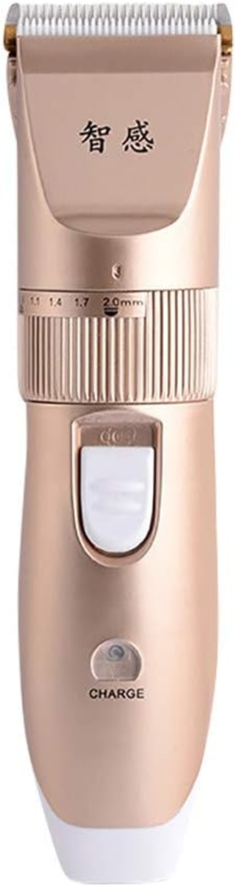 Hair Clippers Cordless Haircut Machine, USB Electric Hair Clipper Two Speed ​​Ceramic Cutter Hair Fast Charge Hair Clipper Children Hair Clipper (Gold)