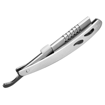 blade fold barber blades holder beard blades holders beard scissors man old fashioned Metal face manual beard shaver holder Clippers nose hair eyebrow trimmer