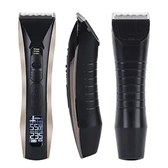 Hair Clipper Trimmer, Professional Barber Hair Clipper Charging 5 Speeds Mens Beard Trimmer Hair Cutting Machine Rechargeable Barber Shop Strong Power (Plug Type : US Plug)