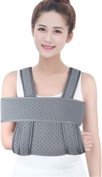 arm Sling Shoulder Sling arm Brace Shoulder immobilizer Enhanced Version Arm Sling Medical Shoulder Immobilizer Adjustable Rotator Cuff Soft Wrist Elbow Forearm Support Brace Strap