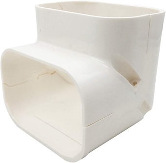 4" W 90 Degree Elbow Bend Fitting for PVC Line Set Cover Kit Compatible with Central Air Conditioner, Heat Pump, Ductless Mini Split (Beige)