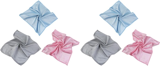 6 Pcs Rag Glass Polishing Towel Eye Glass Clean Cloths Reusable Kitchen Towels Glass Wiper Cloth Glass Cleaning Cloth Glasses Polishing Cloths Window Fiber Glass Cloth