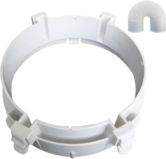 Hose Portable Air Conditioner Exhaust Hose Adapter 5.91X5.91Inch Replacement Air-Conditioning Duct Tube Pipe Connector Fitting Interface, Round