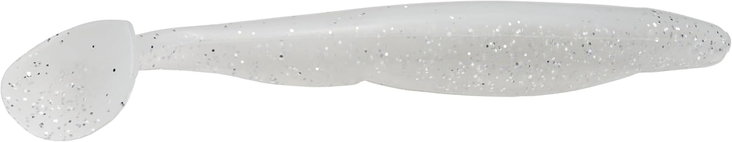 (SCSD4-266) KVD Swim'n Caffeine Shad 4 Fishing Lure, 266 - Pearl Flash, 4", Boot Tail