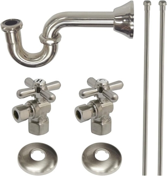 KPK108P Trimscape Plumbing Supply Kit Combo, Brushed Nickel