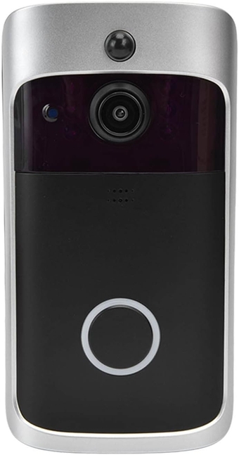Wireless WiFi Video Doorbell Camera, 1080P HD, 2 Way Audio, PIR Motion Detection Function, 2.4GHz WiFi Connection, 166 Degree Wide Angle Viewing, Smart Video Front Doorbell Camera