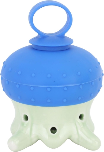 Moxibustion Box, Head Moxibustion Pot Silicone Ceramic Moxibustion Warm Massage Tool for Neck Back Chest Abdomen