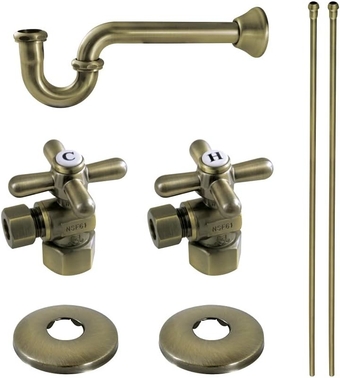 KPK103P Trimscape Plumbing Supply Kit Combo, Antique