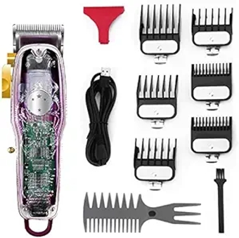 Professional Hair Clippers for Men, Hair Clipper Professional Trimmer For Men Rechargeable Hair Cutting Machine Electric Shaver Beard Barber Cordless Easy Haircut (Color : No box)