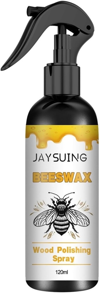 Furniture Polish Beeswax Spray - Natural Micro-Molecularized Beeswax Spray, Wood Cleaner and Polish for Floor Table Chair Cabinet Home Furniture to Shine and Protect (1PCS)
