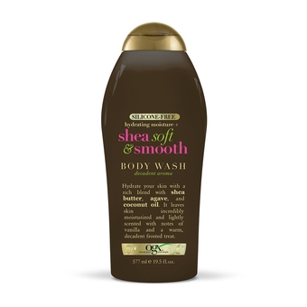 Hydrating Moisture + Shea Soft & Smooth Body Wash, (022796924254) Coconut 19.5 Fl Oz