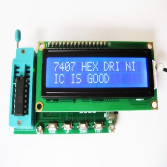 Digital Universal IC Tester Circuit for 74 40 Series Button Type Logic Integration Mini Project Can Judge The Quality of Logic Gate