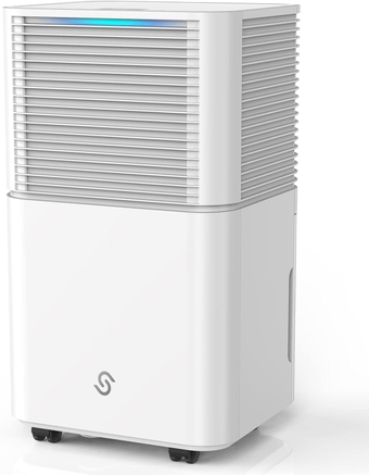 1500 Sq. Ft Dehumidifiers for Home and Basements, 22 Pints Dehumidifiers for Large Room with Auto or Manual Drainage, 0.528 Gallon Water Tank, 24 Hours Timer, Dry Clothes Mode