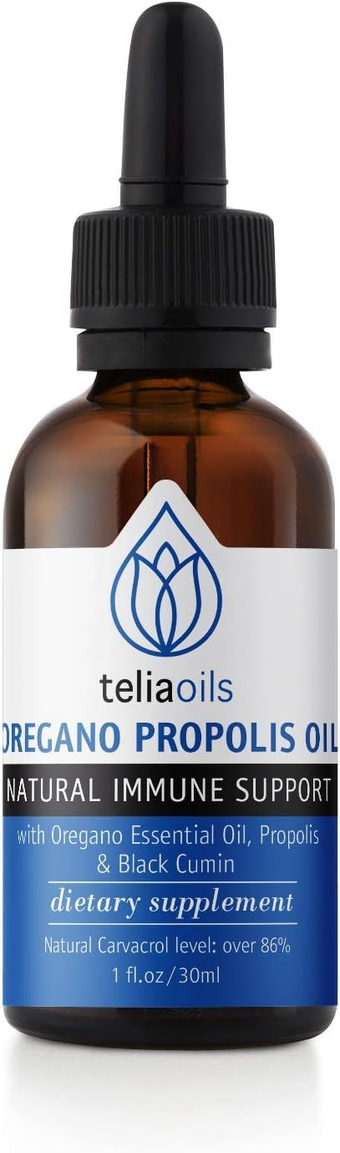 Oregano - Black Cumin seedOil - Full of antioxidants, polyphenols & flavonoids - Build a Stronger Immune System. Promotes Respiratory Health and Intestinal Support 1 Fl oz