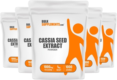 BulkSupplements.com Cassia Seed Extract Powder (Jue Ming Zi) - Herbal Supplements for Eye & Liver Support - Soy Free - 1000mg per Serving, Pack of 5 (5 Kilograms - 11 lbs)