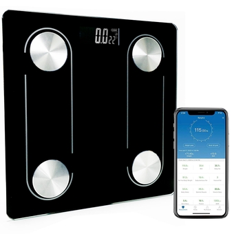 Scales for Body Weight and Fat-Digital Body Scale Smart, Precise Measurement Bluetooth Body Fat Scale, App Sync Body Fat Measurement Device, Rechargeable Bathroom Scales