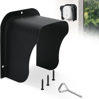 Doorbell Rain Cover,Waterproof Ring Doorbell Cover, Ring Doorbell Anti-Glare Cover, Access Control System Cover, Suitatle for Access Control keypad, fingerprint lock, outdoor keypad, etc