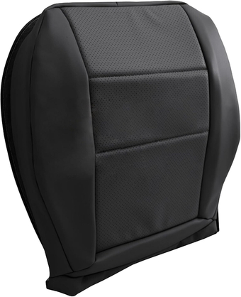 Driver Side Bottom Microfiber Leather Seat Cover for Mercedes-Benz GLK 250 280 300 350 2008-2015 Black (Not for Sport)
