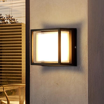 LED Outdoor Square Wall Sconce Light 3000K Outside Light for House Patio, Warm White, IP64 Waterproof Outdoor Wall Lights for House Patio Yards,Exterior Wall