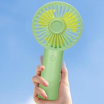 Handheld Fan 3000mAh Rechargeable USB fan, Mini Desktop Fan with 3 Speed can Work 4-12 Hours,Lightweight Makeup USB Hand Fan for Stylish Girl Women Men Indoor Outdoor-Vacation Essentials Portable Fan
