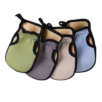 8 Pcs Bath Gloves Exfoliating Back Scrubber Bath Exfoliating Gloves Shower Back Scrubber Shower Mitten Exfoliating Plant Fiber Silk 250d Small Texture Baby Bath Products Clean