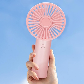 Handheld Fan 3000mAh Rechargeable USB fan, Mini Desktop Fan with 3 Speed can Work 4-12 Hours,Lightweight Makeup Personal Fan for Stylish Girl Women Men Indoor Outdoor-Vacation Essentials Portable Fan