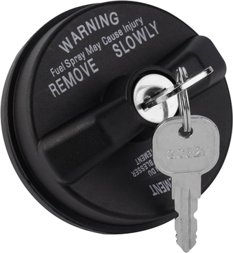 Fuel Locking Gas Cap Custom Fit for 03-22 23 Jeep Wrangler (TJ/LJ/JK/JK/JL/JLU/JT) Locking Gas Cap Replace#17726.17