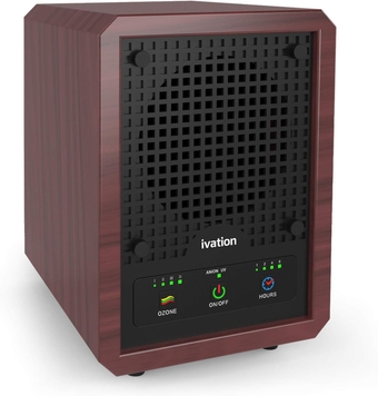 5-in-1 Air Purifier & Ozone Generator For Up to 3,500 Sq/Ft, Ionizer & Deodorizer – Included 2 UV Lights, Photo-Catalytic and Carbon Filters, Eliminates Odors from Pets, Smoke, Food & More