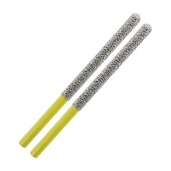 Diamond Mortar Raking Bits 2pcs 3"(7.2x74mm) Diamond Mortar Router with Round Shank for Brick Joints Mortar Removal and Tuck Pointing Masonry Stone Brick Marble
