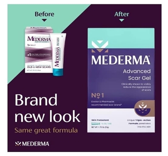 Advanced Scar Gel - 1x Daily - Reduces The Appearance of Old & New Scars - #1 Doctor & Pharmacist Recommended Brand for Scars - 1.76oz.