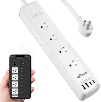 BN LINK Smart Plug Power Strip，Surge Protector with 4 Individually Controlled Smart Outlets, 4 USBs (incl. 20W USB-C), works with Alexa & Google home
