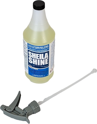 Stainless Steel Polish & Cleaner, Protects Appliances from Fingerprints and Grease Marks | Residue & Streak Free | 6 x 32 oz Spray Bottle