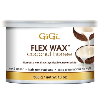 Coconut Honee Flex Wax, Hard Wax for Face and Body, Non-Strip, Sensitive to Normal Skin,13 oz. 1-pack
