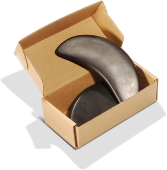Basalt  Hot Stone, Natural Crescent Hot Stone Set, for  Spa Beauty - Reduce Muscle Pain - 1 Piece/Count- Black