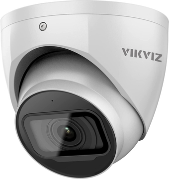 Starlight 4MP IP Camera PoE 2.8mm, Outdoor Turret Security Camera with Built-in Mic, Human/Vehicle Detection,IR 164fts Night Vision, IP67 Weatherproof, CCTV Surveillance System,SD Card Slot（256GB）