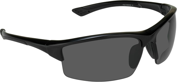 Polarized Bifocal Sunglasses Readers TR90 Frame Hard Case Strap Sport