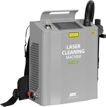 Backpack Laser Cleaning Machine for Metal 100W Portable Hand-held Fiber Laser Cleaning Machine for Rust Removal Laser Cleaner Machine for Rust Paint Oil Dirt Stains Coating