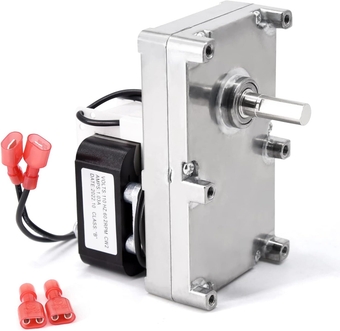 80P20278-R Auger Motor Replacement for St Croix Afton Bay, Auburn, Hastings Pellet Stoves, 2 RPM Clockwise Auger Feed Motor for St. Croix.