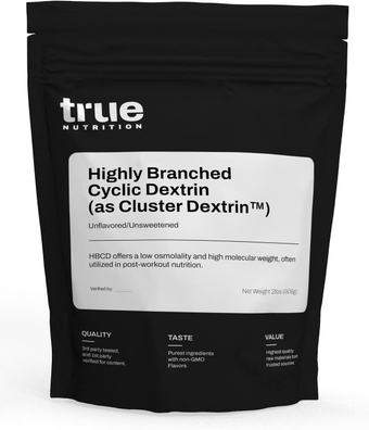 Highly Branched Cyclic Dextrin - Carbohydrate Powder for Sustained Intra-Workout Energy, Enhanced Post-Workout Muscle Recovery - Vegan and Non-GMO - Unflavored 2lb.
