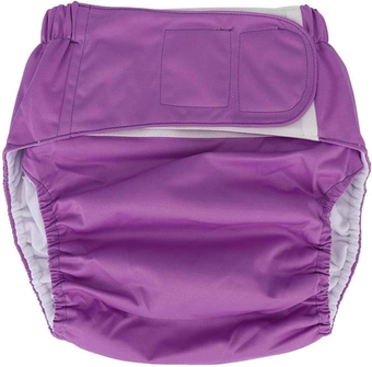 Adult Cloth Diaper, Waterproof & Reusable Elderly Incontinence Nappies Underwear with Maximum Absorbency for Adult Incontinence Care, Unisex, Suitable Waist for 19.7-49.9inch