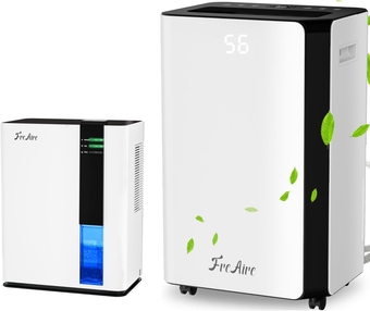 Dehumidifier up to 4500 sq.ft + Dehumidifiers up to 650 sq.ft for Bathroom Basement Home Bedroom Closet RV with Auto Shut Off, Colorful Lights, 88 OZ Water Tank