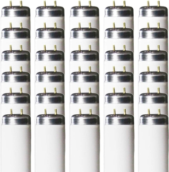 40-W 48 Inch T12 Fluorescent Light Bulb, 4100K Cool White Light, Medium Bi-Pin Base, 2600 Lumens, 90 CRI, 24000 Life Hours, Instant/Programmed Start (Pack of 30 Bulbs)