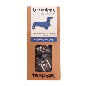 Darjeeling Earl Grey Tea Bags, 15 Count x 6 Boxes, Citrus Bergamot & Lime, Biodegradable Black Tea Bags